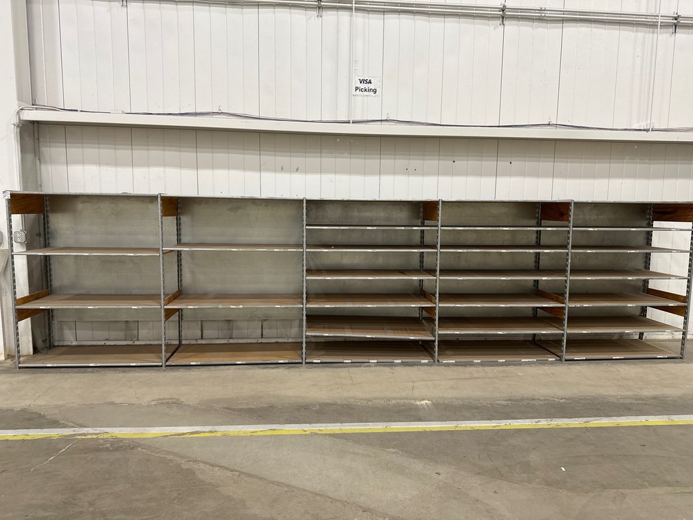 5-Row wooden Shelf