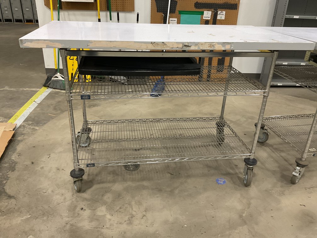 Work Table On Casters