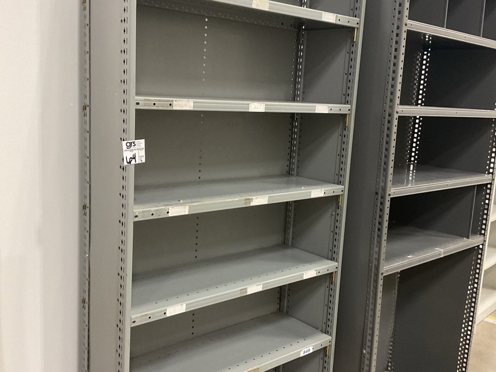 (2) Metal Shelf