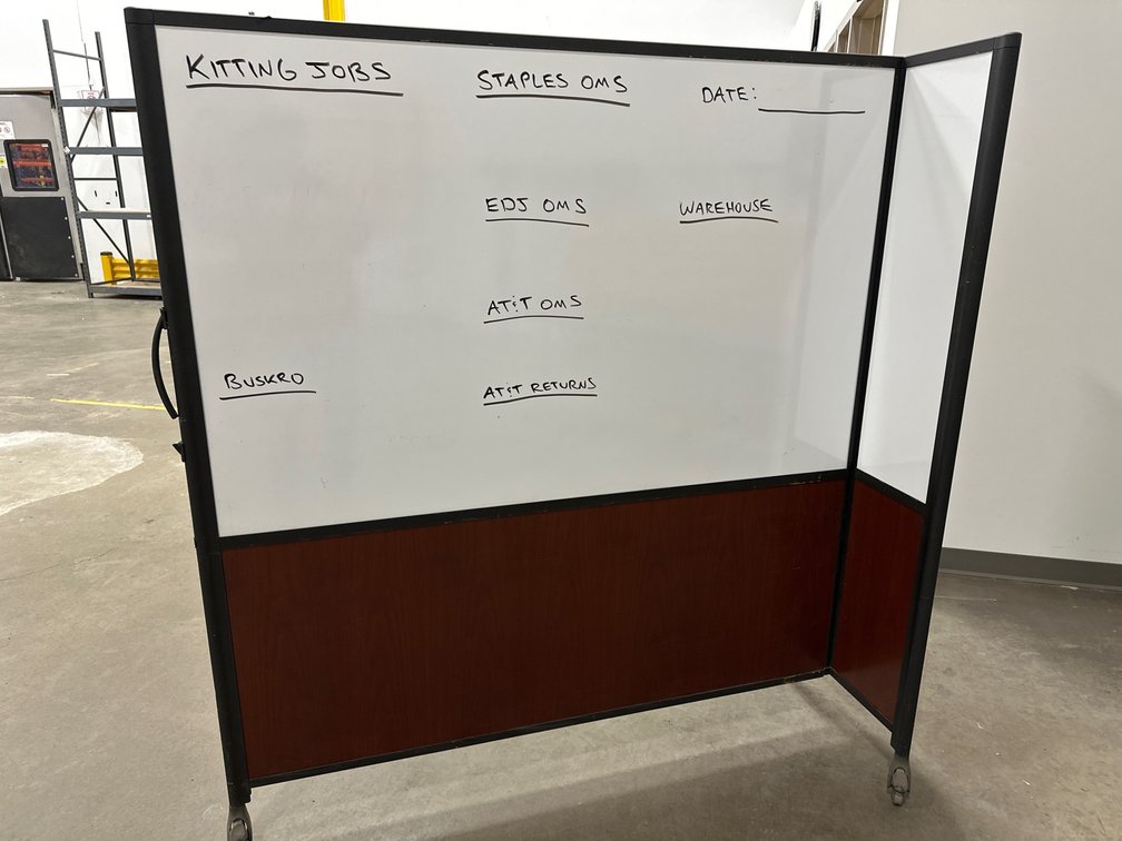 L-Shape White Board