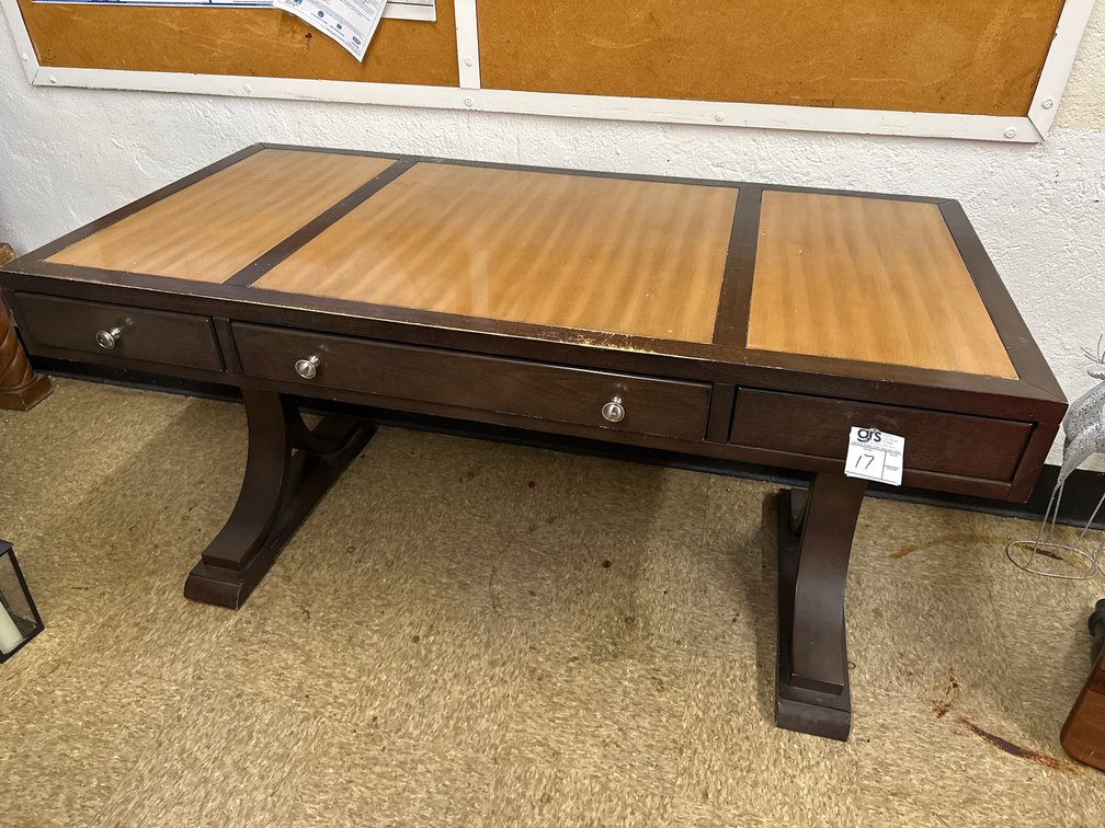 Wood Writing Desk w/ Chair