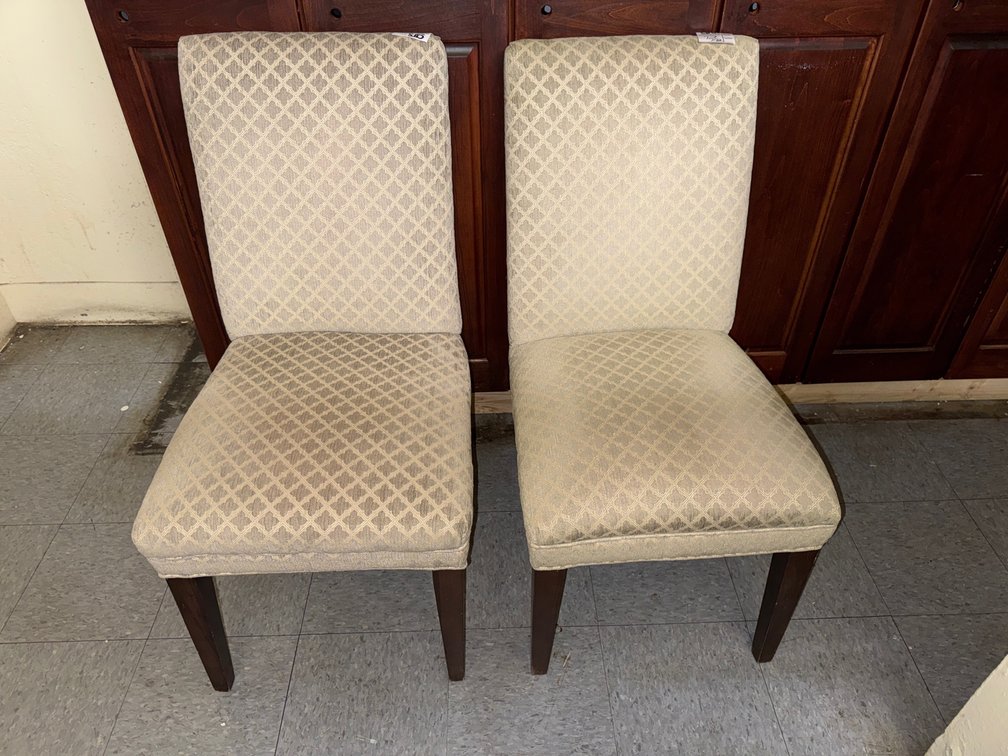 (2) Parsons Chairs