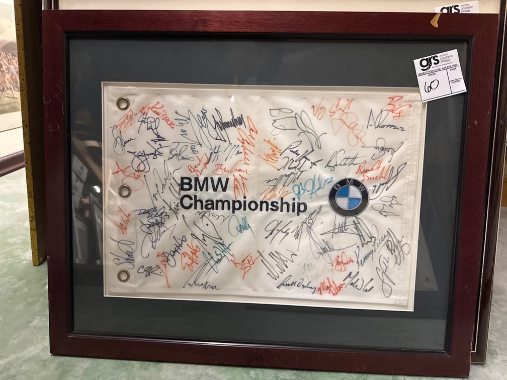 BMW Championship Signed Flag