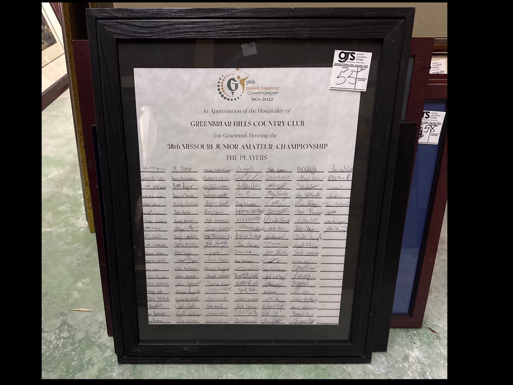 Greenbriar Hills Jr. Amateur Championship Roster