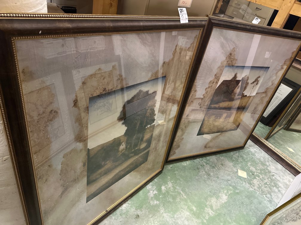 (2) Framed Prints