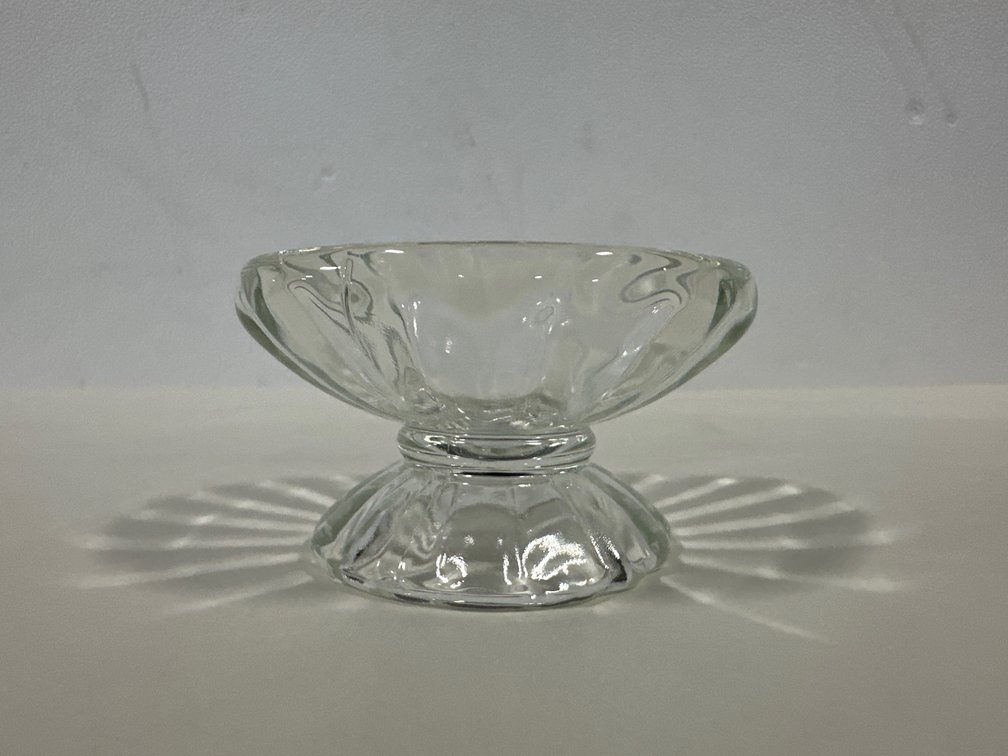 (24)Vintage Libbey Footed Glass Dessert Dishes-Ice Cream