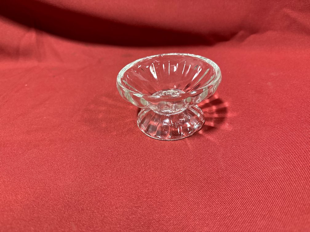 (24)Vintage Libbey Footed Glass Dessert Dishes-Ice Cream