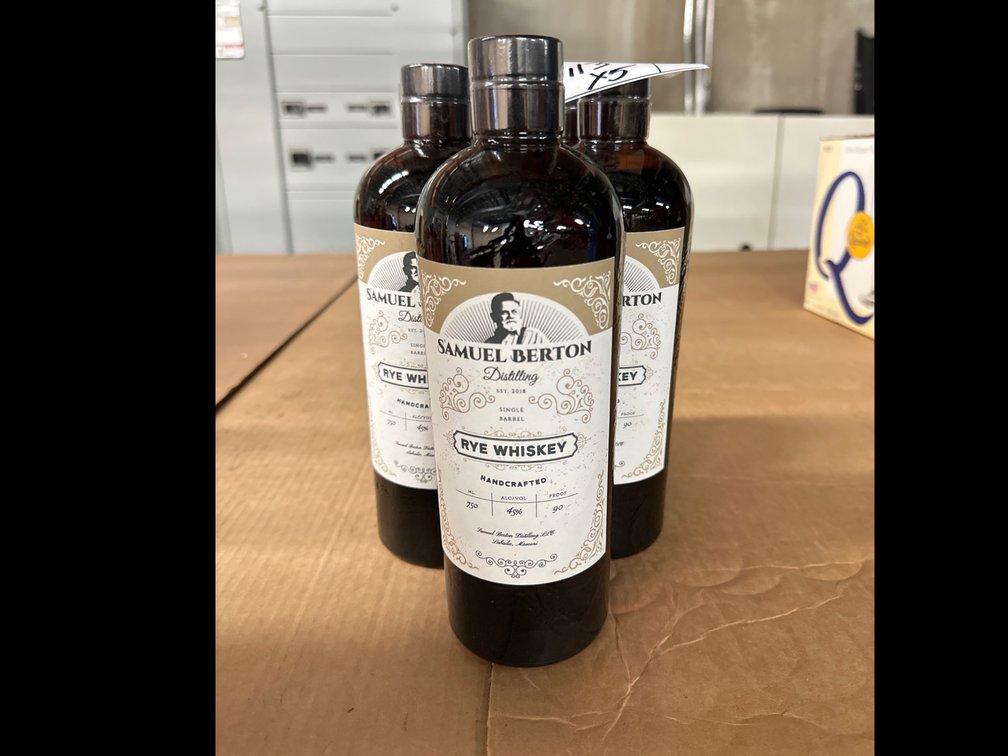(5) Samuel Berton Rye Whiskey