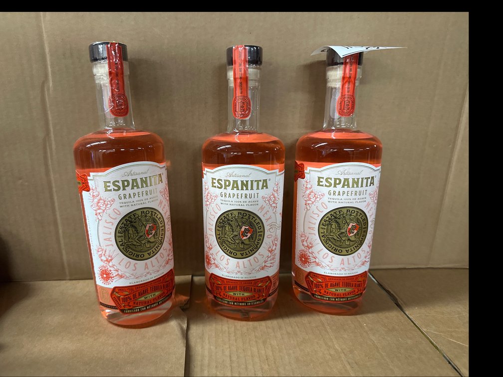 (3) Espanita Grapefruit Tequila