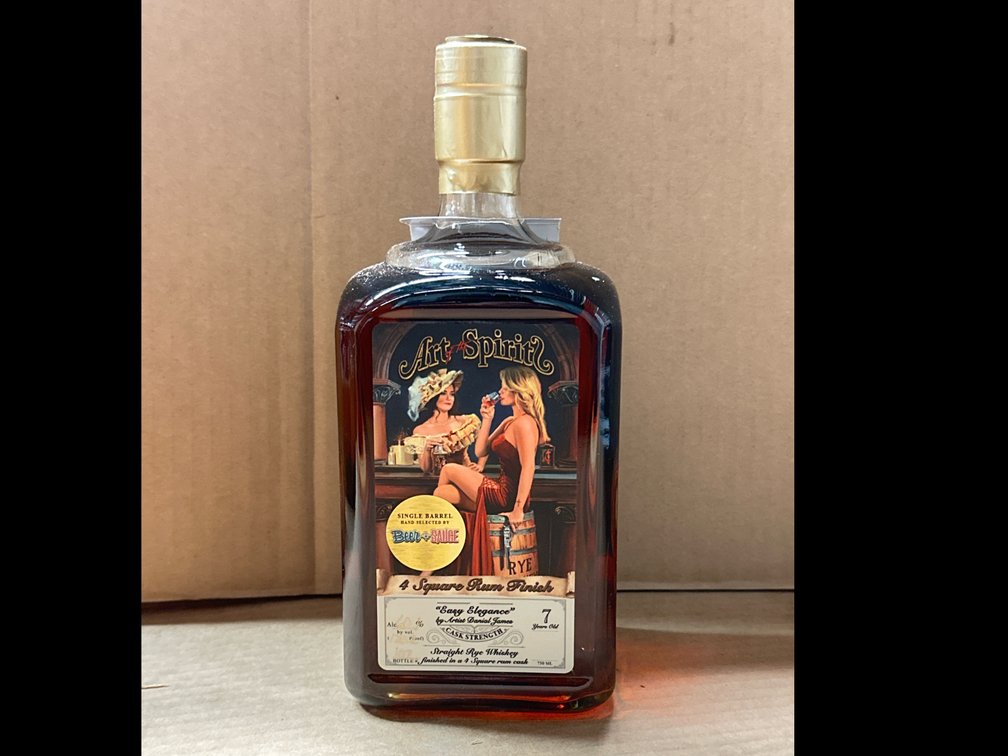 (2) Cases of Art Spirits Straight Rye Whiskey