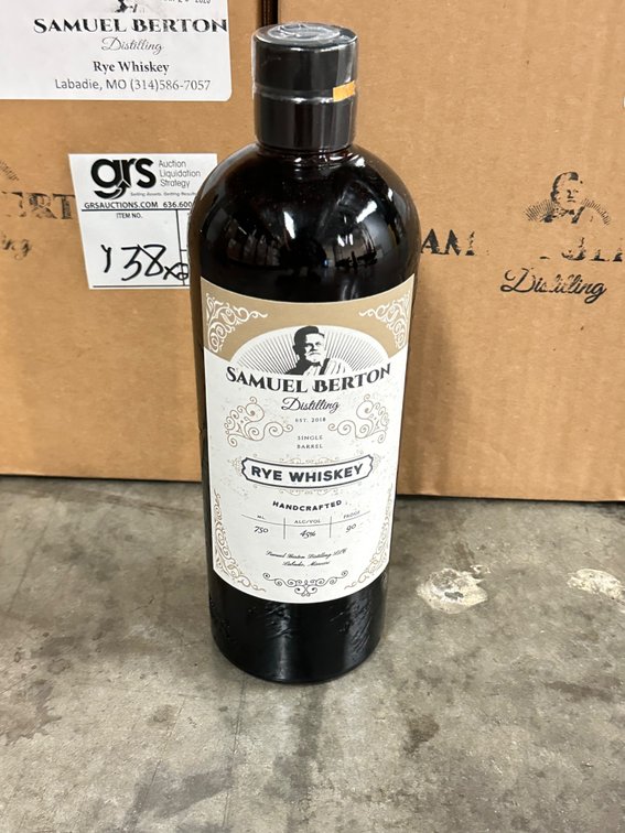 (2) Samuel Berton Rye Whiskey Cases