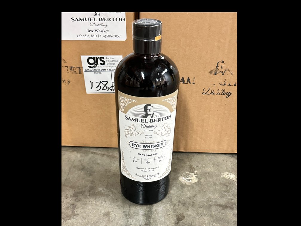 (3) Samuel Berton Rye Whiskey Cases