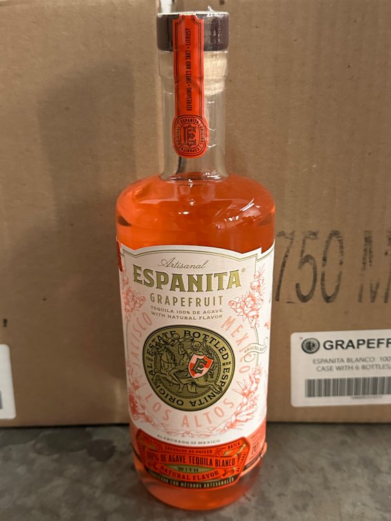 (2) Espinita Grapefruit Tequila Cases