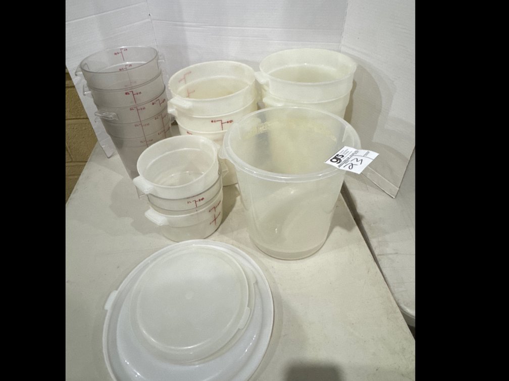 Round Food Containers Assorted