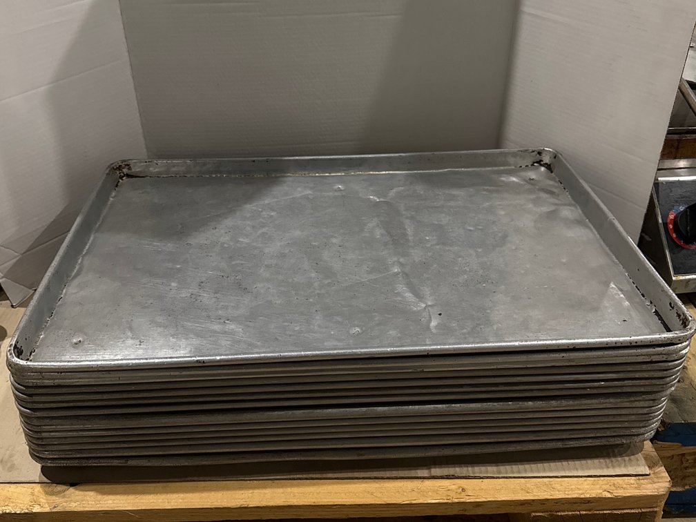 (14) Full Size Sheet Pans W/ (5) Half Size Sheet Pans