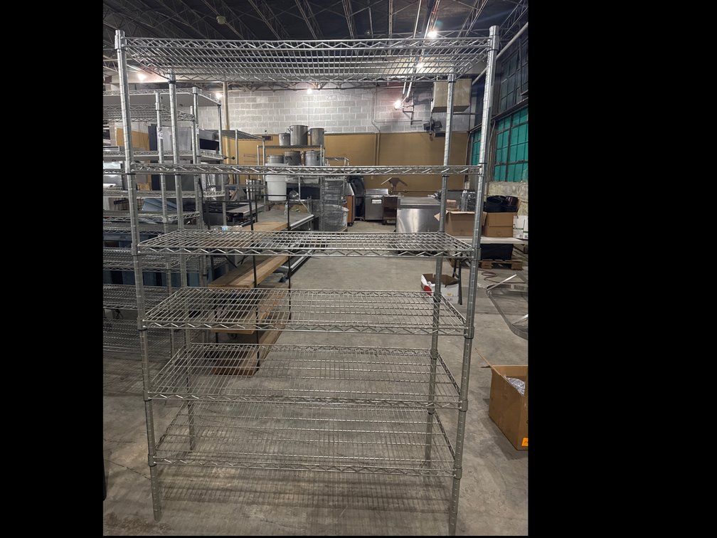 6-Tier Wire Rack On Castors