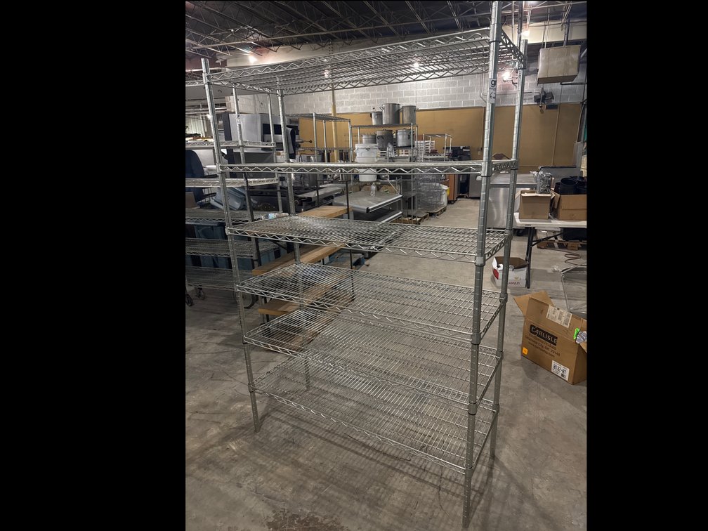 6-Tier Wire Rack On Castors