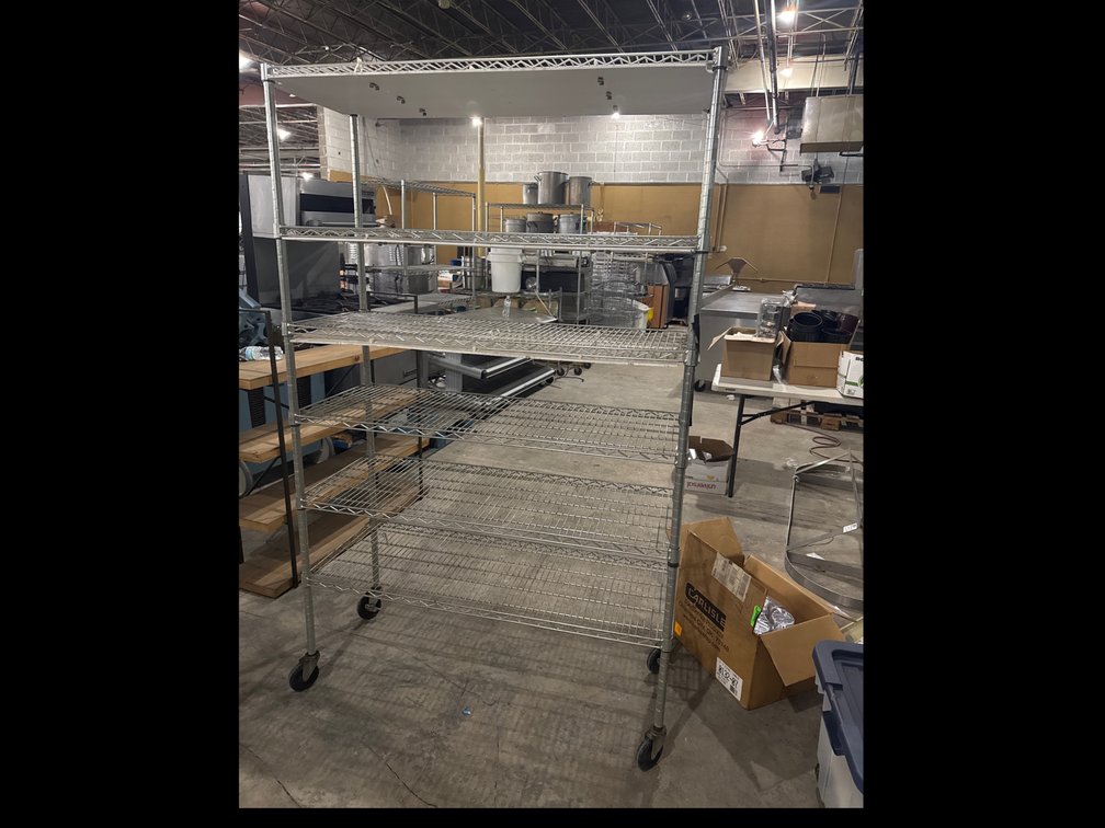 6-Tier Wire Rack On Castors