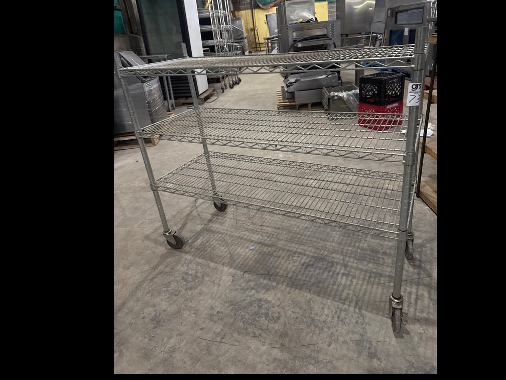 3-Tier Wire Rack on Casters