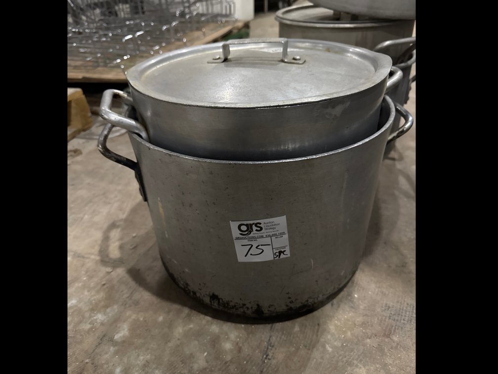 (5) Stock Pots Assorted Sizes