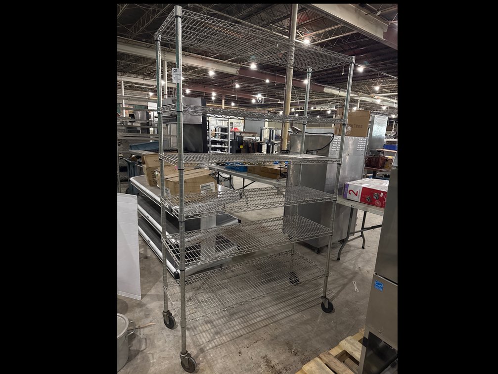 6-Tier Wire Rack On Casters