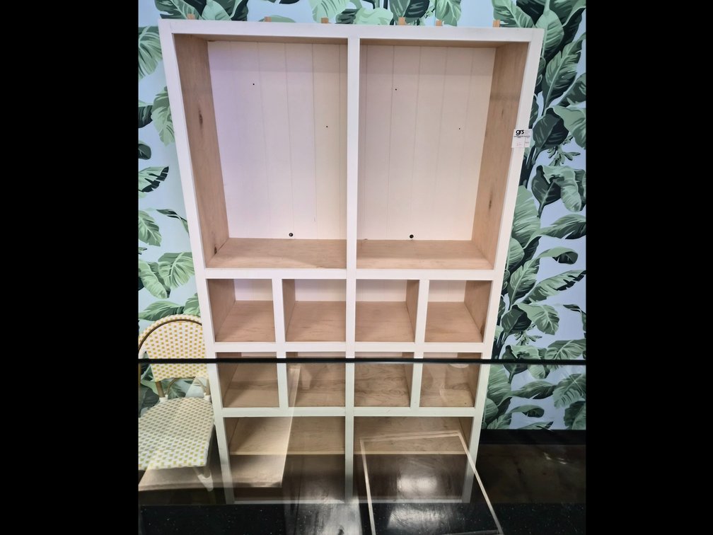 Natural Wood Storage Unit