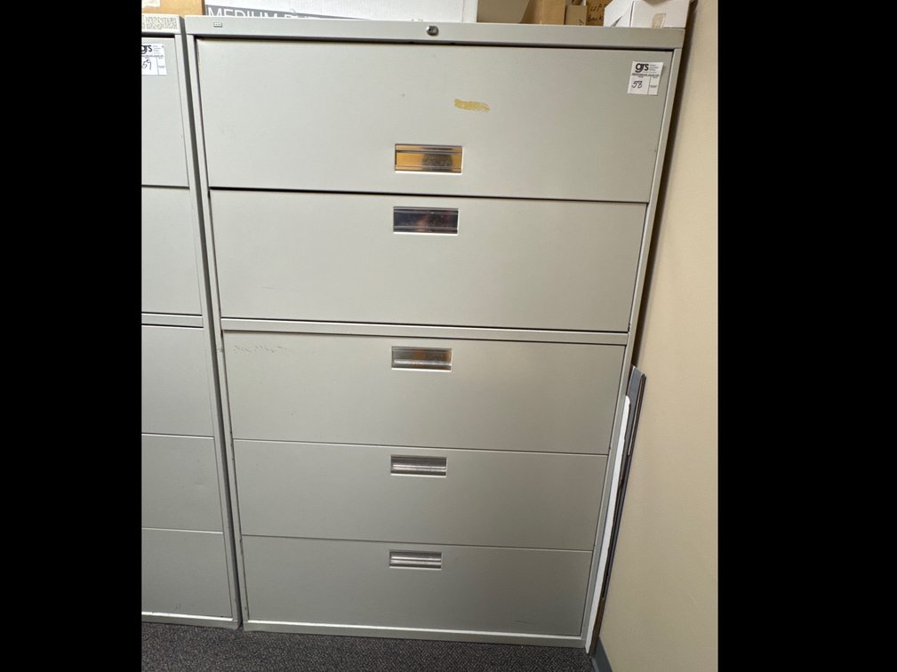 5-Drawer Hon Lateral File