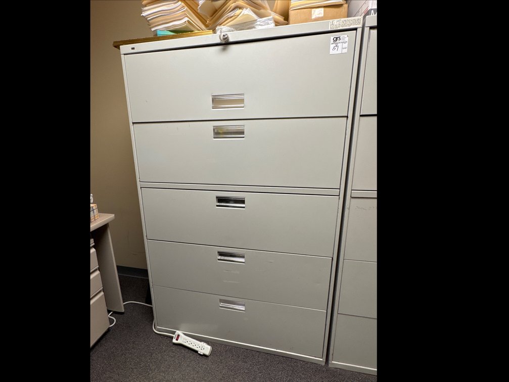 5-Drawer Hon Lateral File