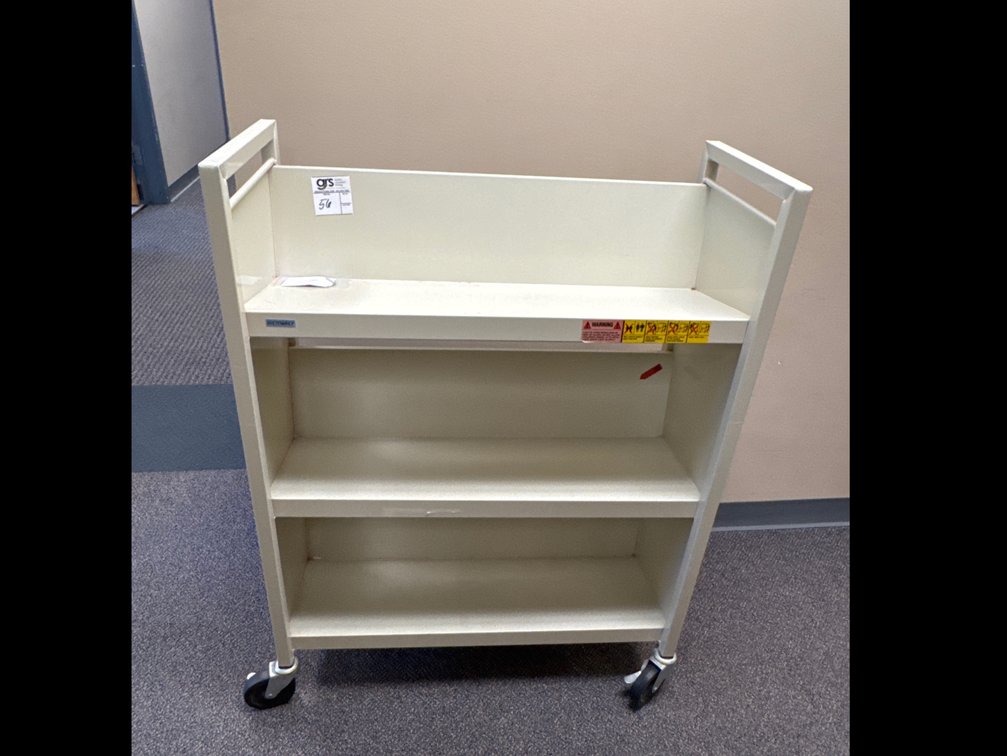 3-Tier Metal Book Cart