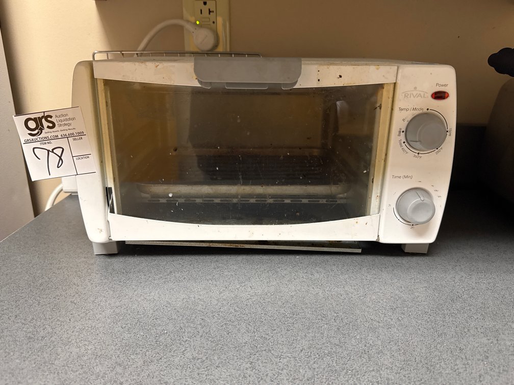 Microwave, Toaster, Toaster Oven, Cuisinart Coffee Maker & Clock