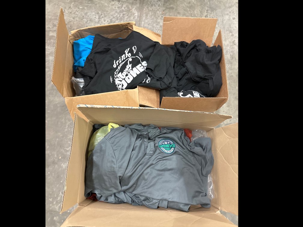 (3) Boxes of Assorted Sized T-Shirts