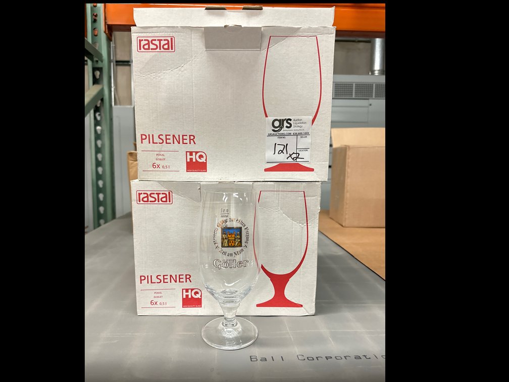 (2) Boxes of Rastal Pilsner Goblet Glasses