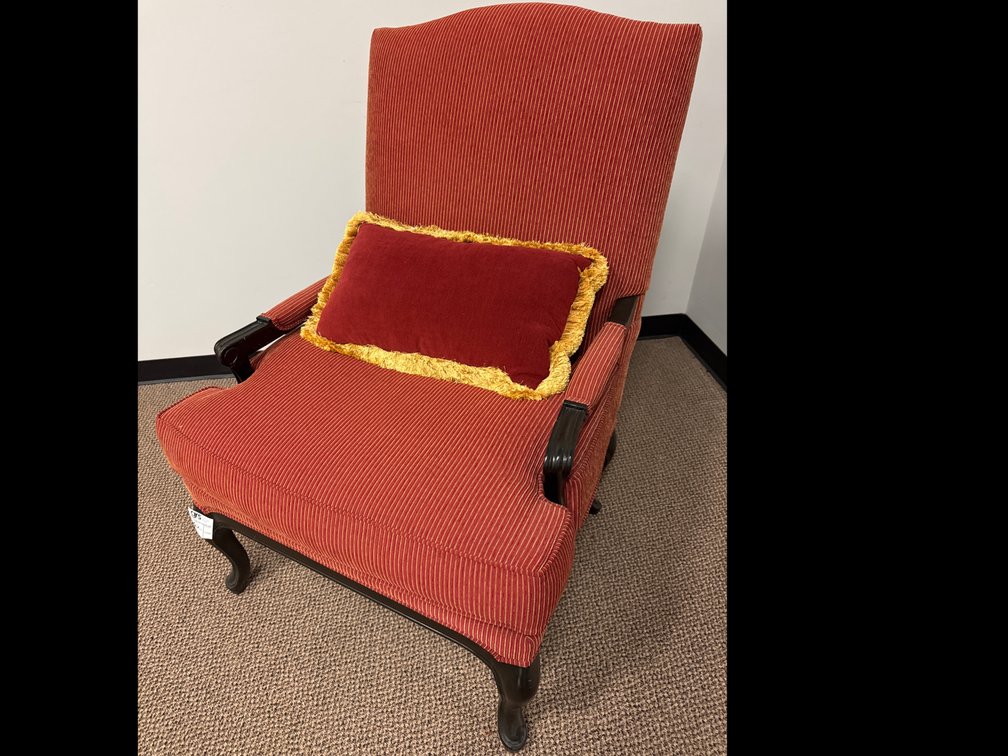 Upholstered Lounge Chair w/ Pillow