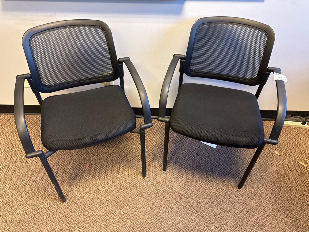 (2) Meshback Guest Chairs