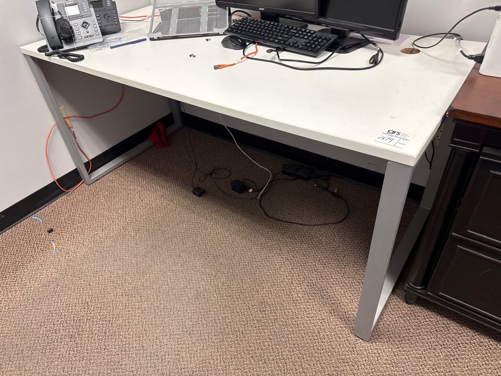White Laminate Desk