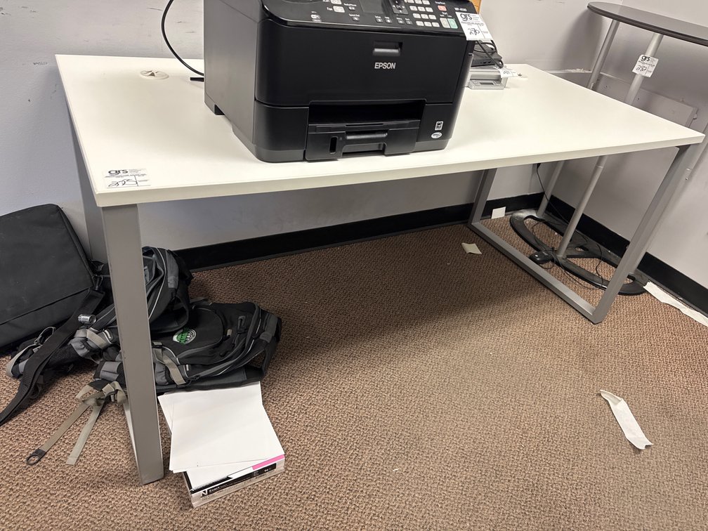 White Laminate Desk
