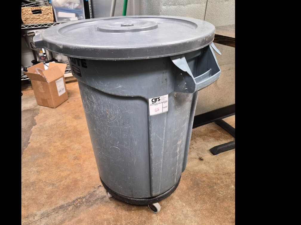 Trash Can On Casters