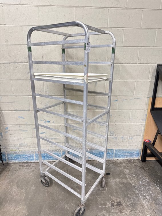 Aluminum Sheet Pan Rack On Casters