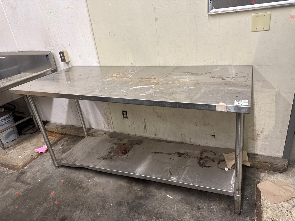 2-Tier Stainless Work Table