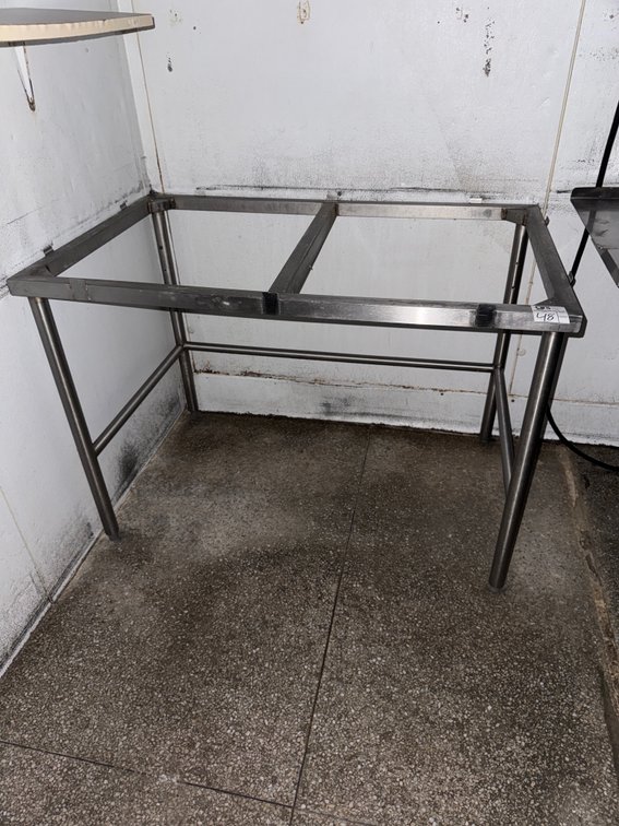 Stainless Cutting Board Table Without Top