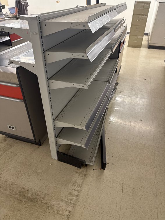 Metal Shelving Unit