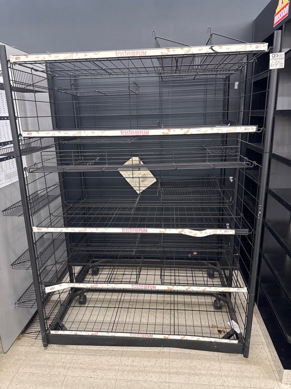 (2) Wire Shelves