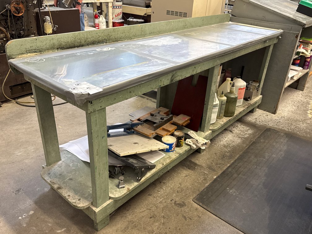 Image for BREEVES Print Shop Moving Sale - Fork Lift, Worktables & Shelving
