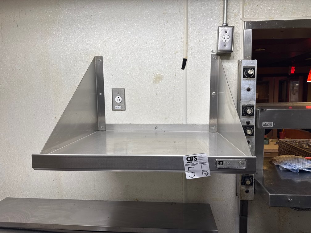 Boos Stainless Steel Equipment Shelf