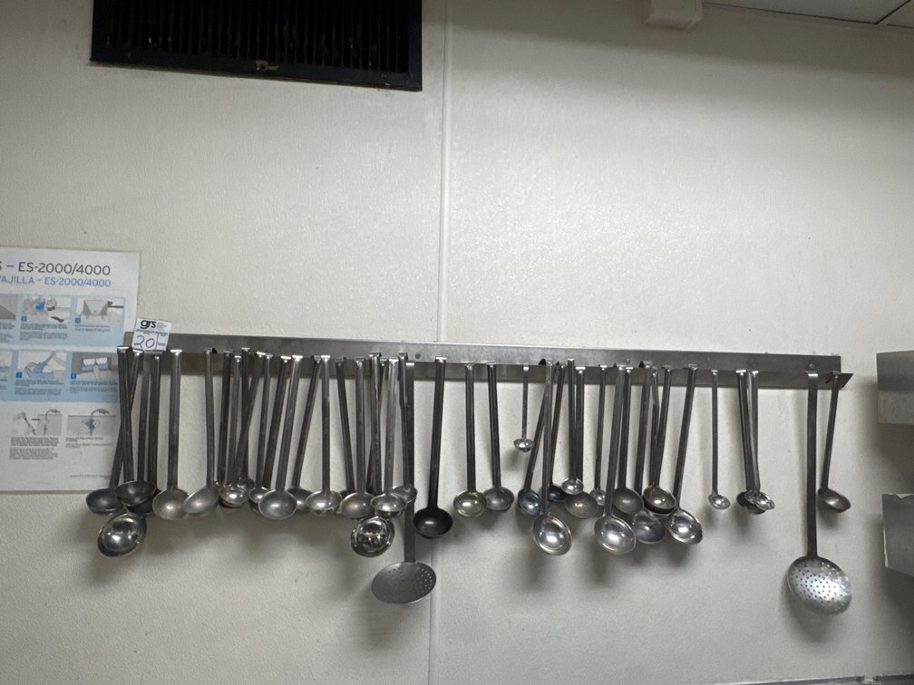Ladles with Stainless Wall Bracket