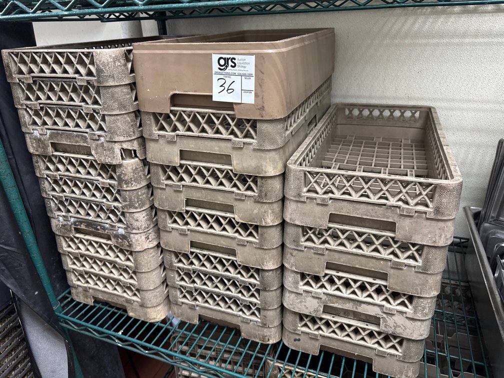 (12) Dish Racks - Flat Ware