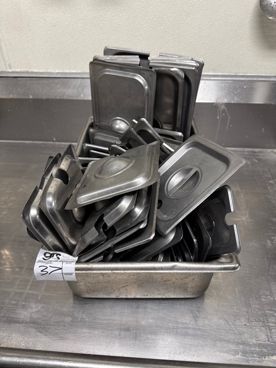 Stainless Food Pan Lids Assorted Sizes