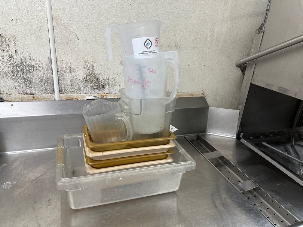 Plastic Food Containers Assorted with (2) Pitchers