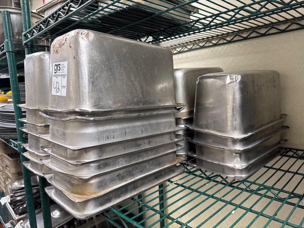 1/3 Food Pans Stainless (27) 6"d