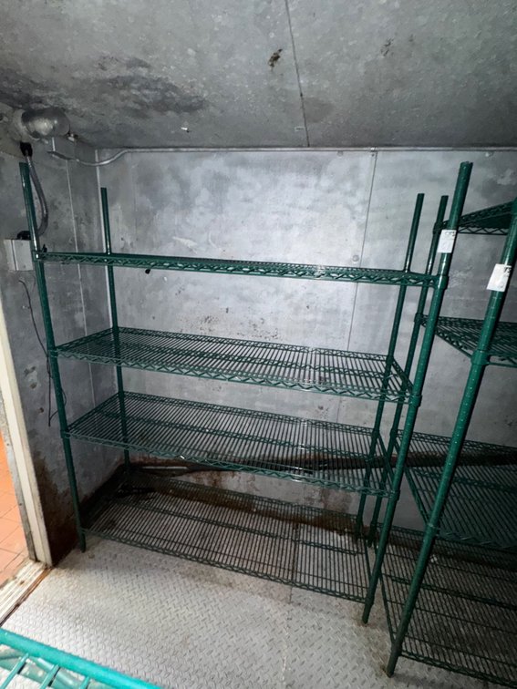 Four Tier Wire Shelf - Green